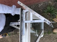 Replacement of window hinges Erith AFTER